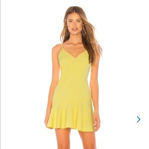 Lovers & Friends Paulina Dress in Lemon Light